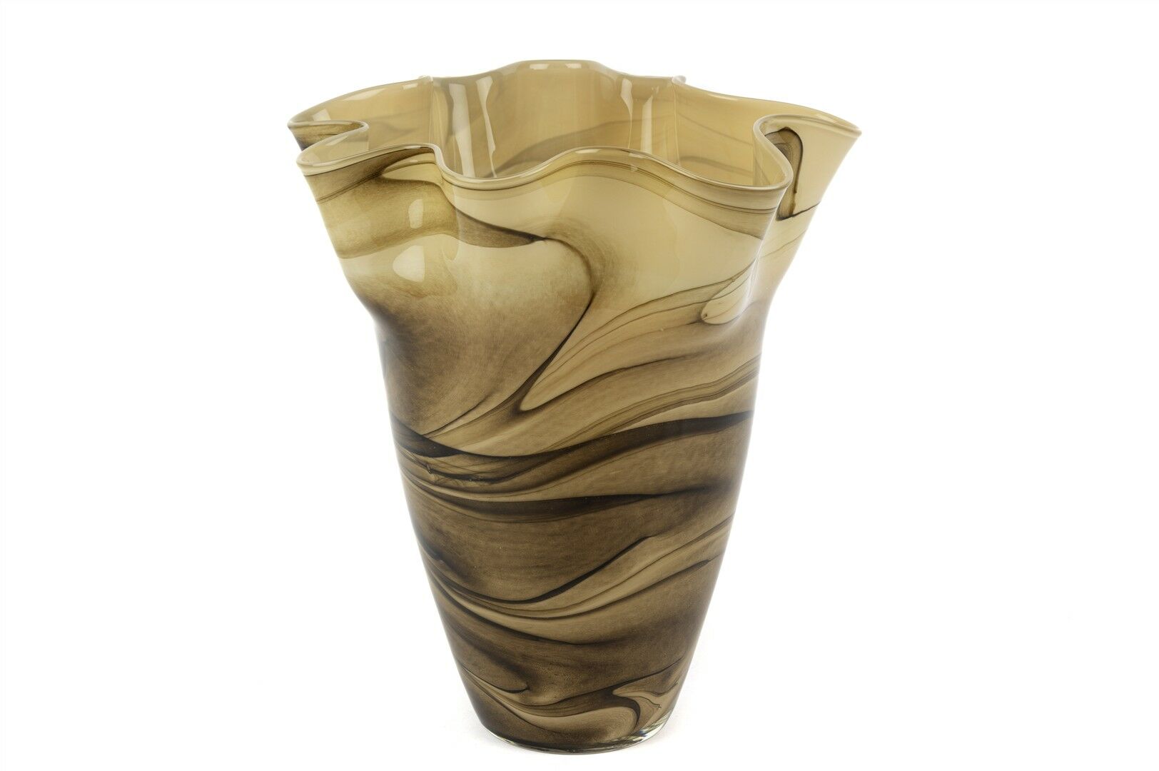 Latte Stone Cam Vazo 30x33cm