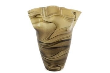 Latte Stone Cam Vazo 30x33cm