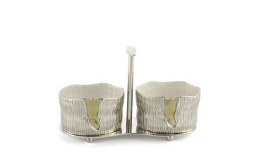 Silver 2li Çerezlik 22x15cm