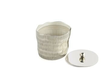 Silver Kapaklı Şekerlik 17x13x13cm