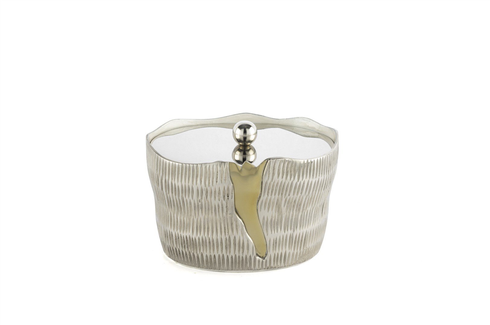 Silver Kapaklı Şekerlik 17x13x13cm