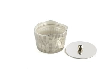 Sİlver Kapaklı Şekerlik 17x13x10cm