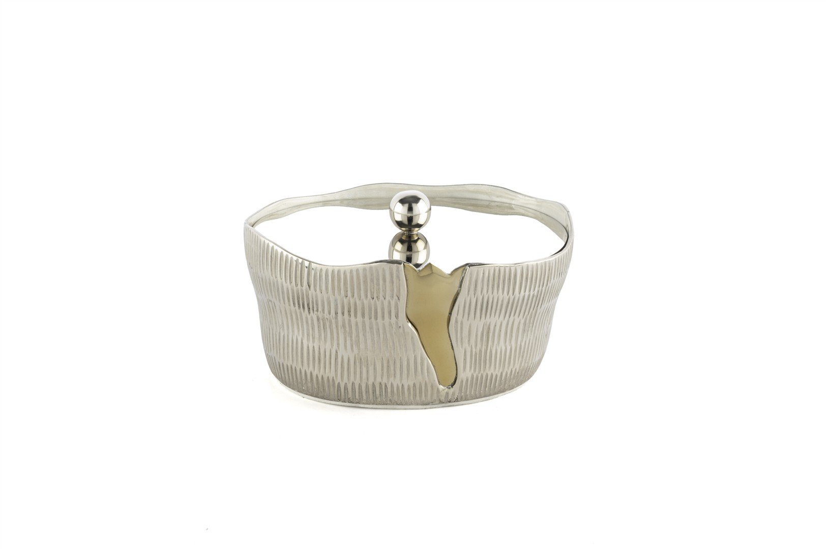 Sİlver Kapaklı Şekerlik 17x13x10cm