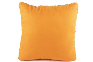 Alexa Turuncu Bordürlü 50x50 Yastık Kırlent