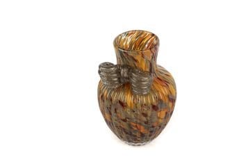 Flame Muse Fiyonklu Cam Vazo 15x21cm