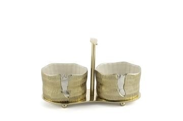 Gold 2li Çerezlik 22x15cm