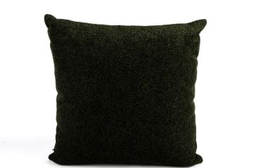 Olive Yeşil Yapraklı Pembe Biyeli Yastık Kırlent 50cm