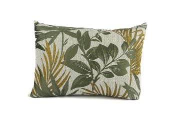 Olive Yeşil Yapraklı Yastık Kırlent 35x50