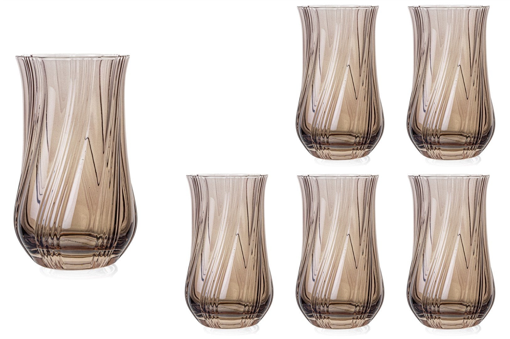 Sacallop Rose 6lı Meşrubat Bardağı 410ml