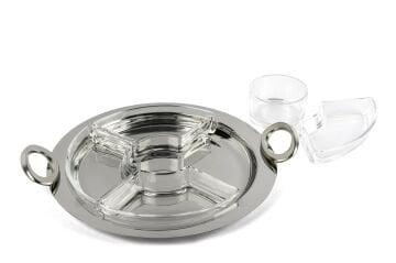 Rönesans Cam Bölmeli Kapaksız kahvaltı set 37x32cm