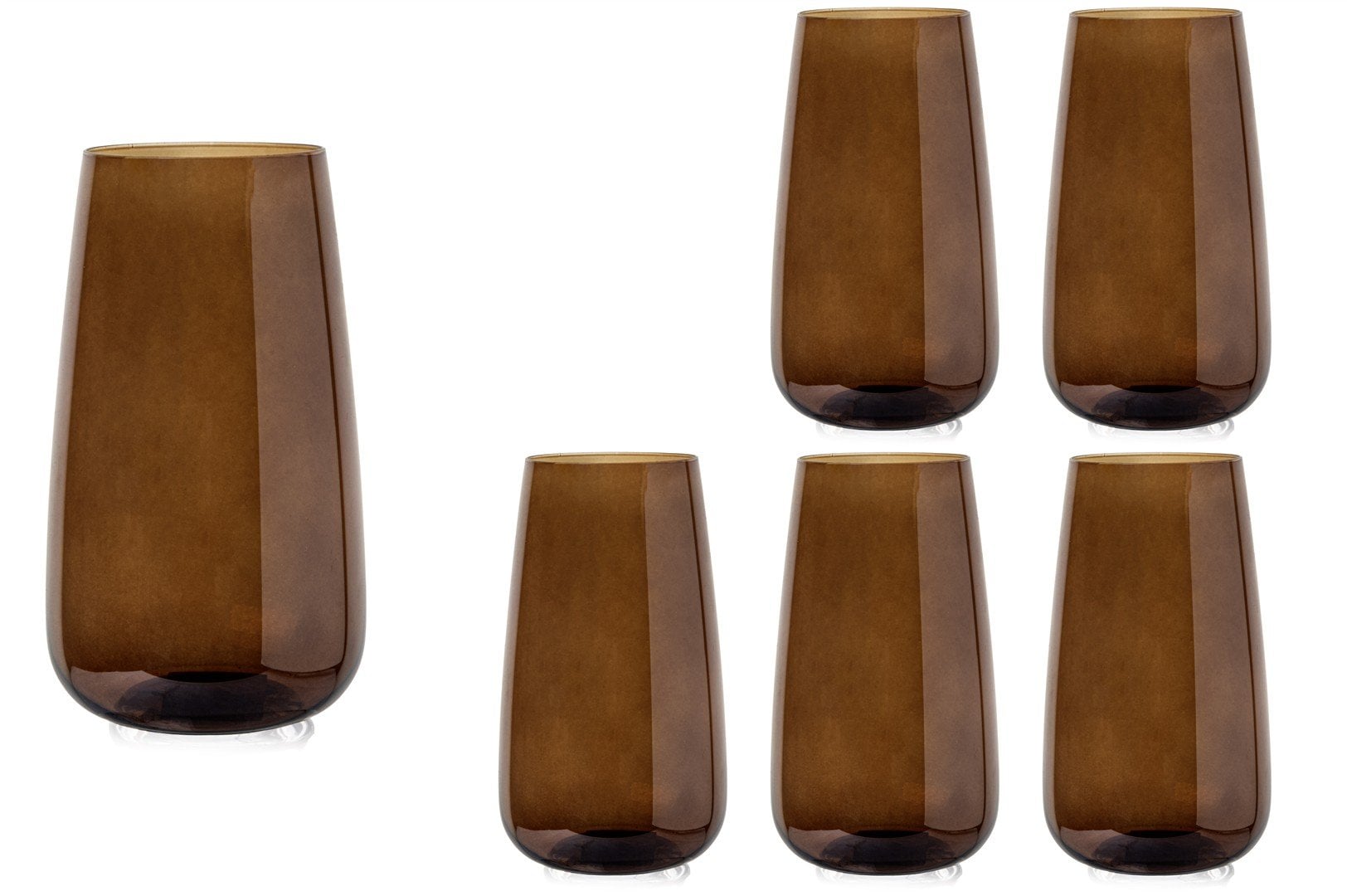 Amber Glow 6lı Meşrubat Bardağı 500ml