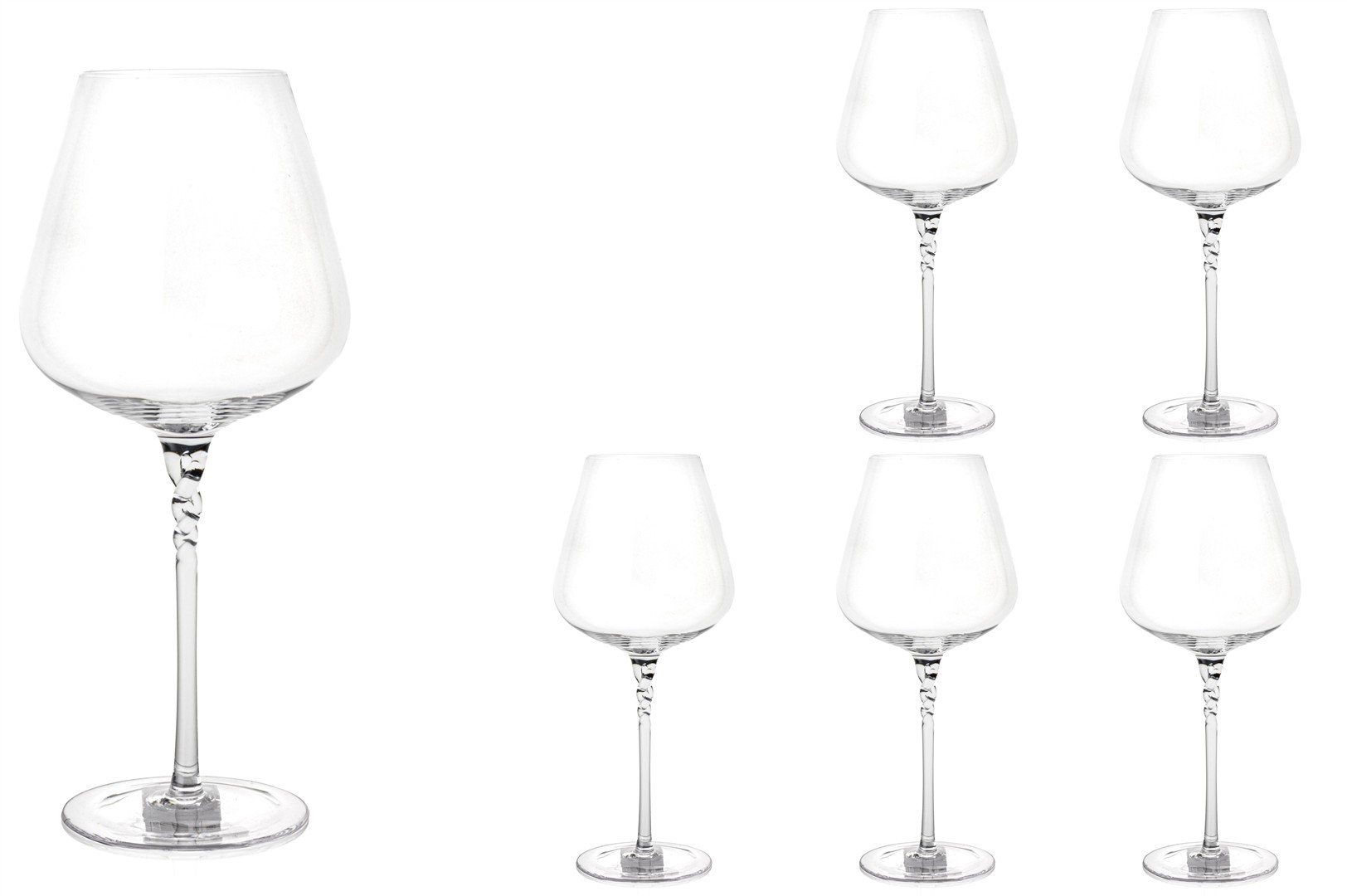 Nodes Series 6lı Kırmızı Şarap Bardağı 640ml