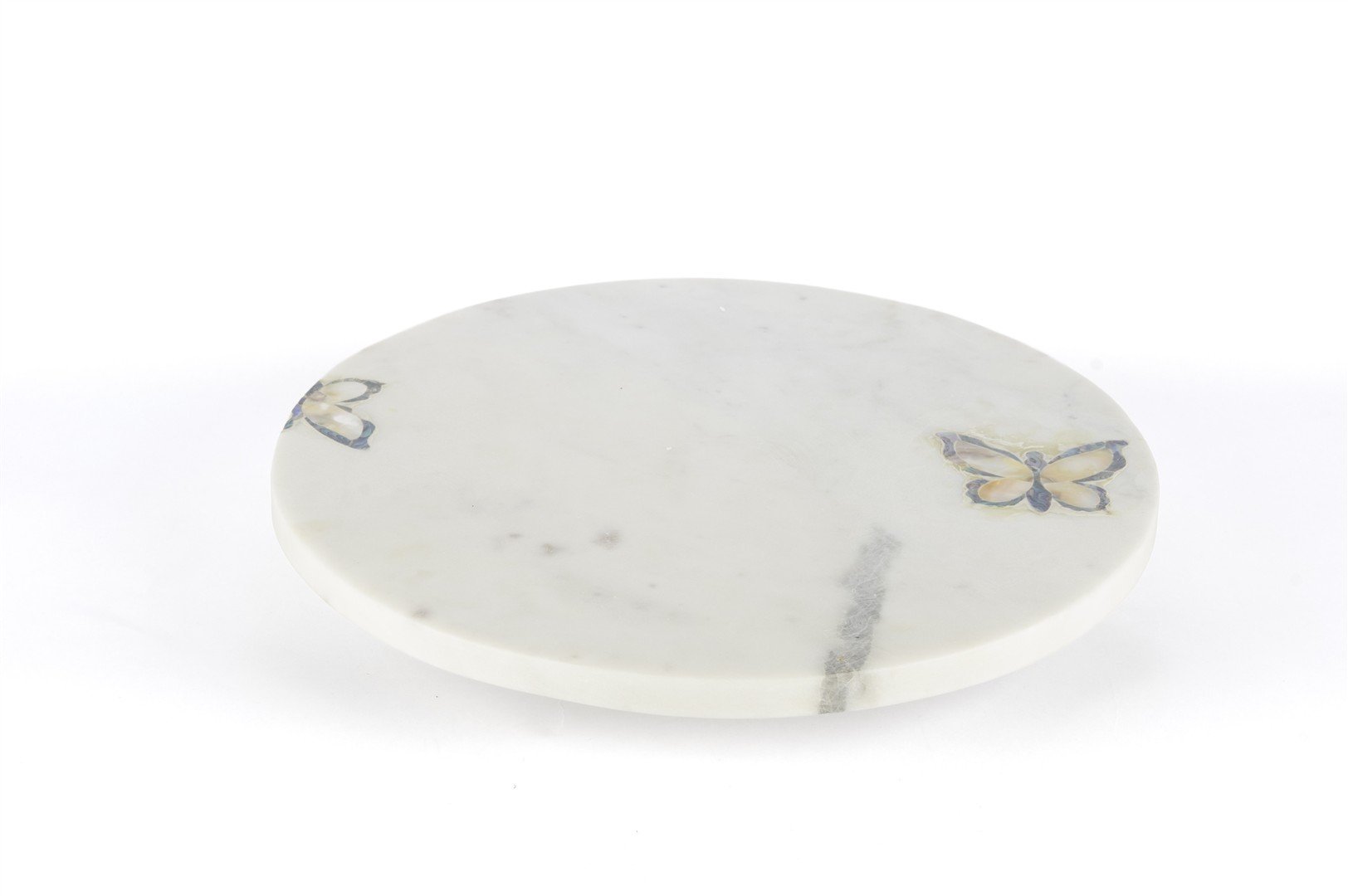 Sedef Kelebekli Mermer Sunumluk 35x5cm