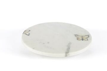 Sedef Kelebekli Mermer Sunumluk 35x5cm