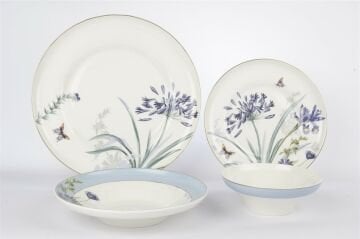 Lavender Flutter 24 prç Yemek Takımı