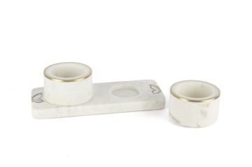 Sedef Kelebekli 2li Çerezlik 22x9x7cm