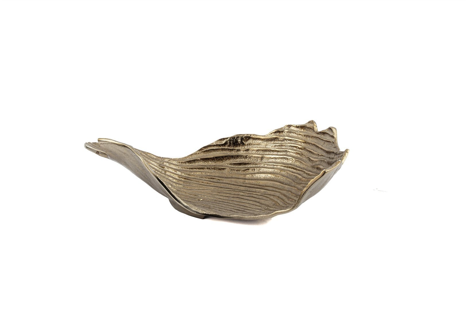 Antik Bronz Dek Tabak 36x22x9cm