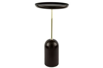 Kahve Ahşap Sehpa 32x64cm