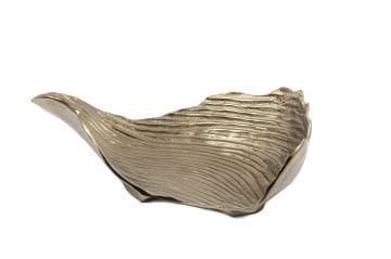 Antik Bronz Dek Tabak 51x30x13cm
