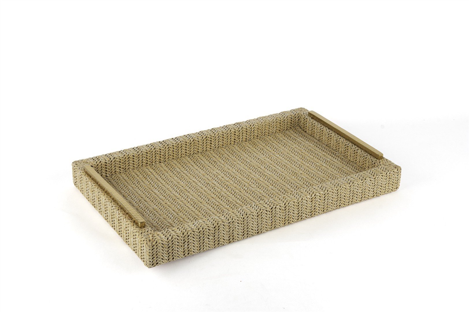 Krem Rafya Tepsi 38x23x5cm