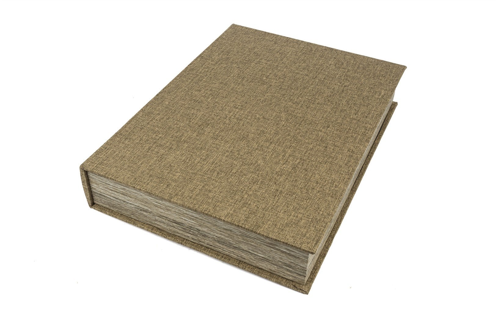 Brown Linen Kitap Kutu 46x34x8cm