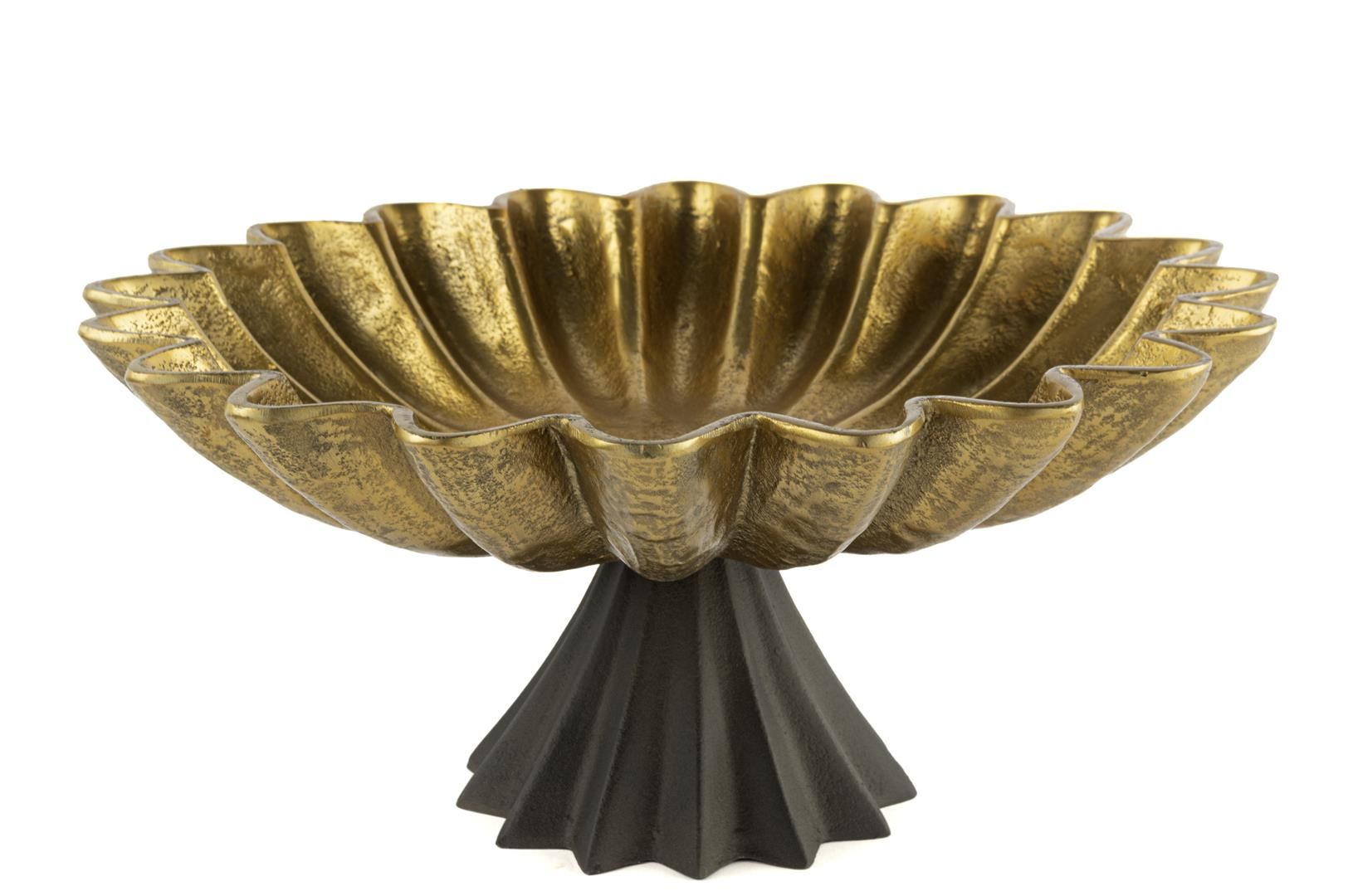 Liny Gold Ayaklı Dekor Kase 40x18cm