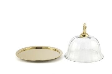 Gold Cam Kapaklı Yuv Sunumluk 20x16cm