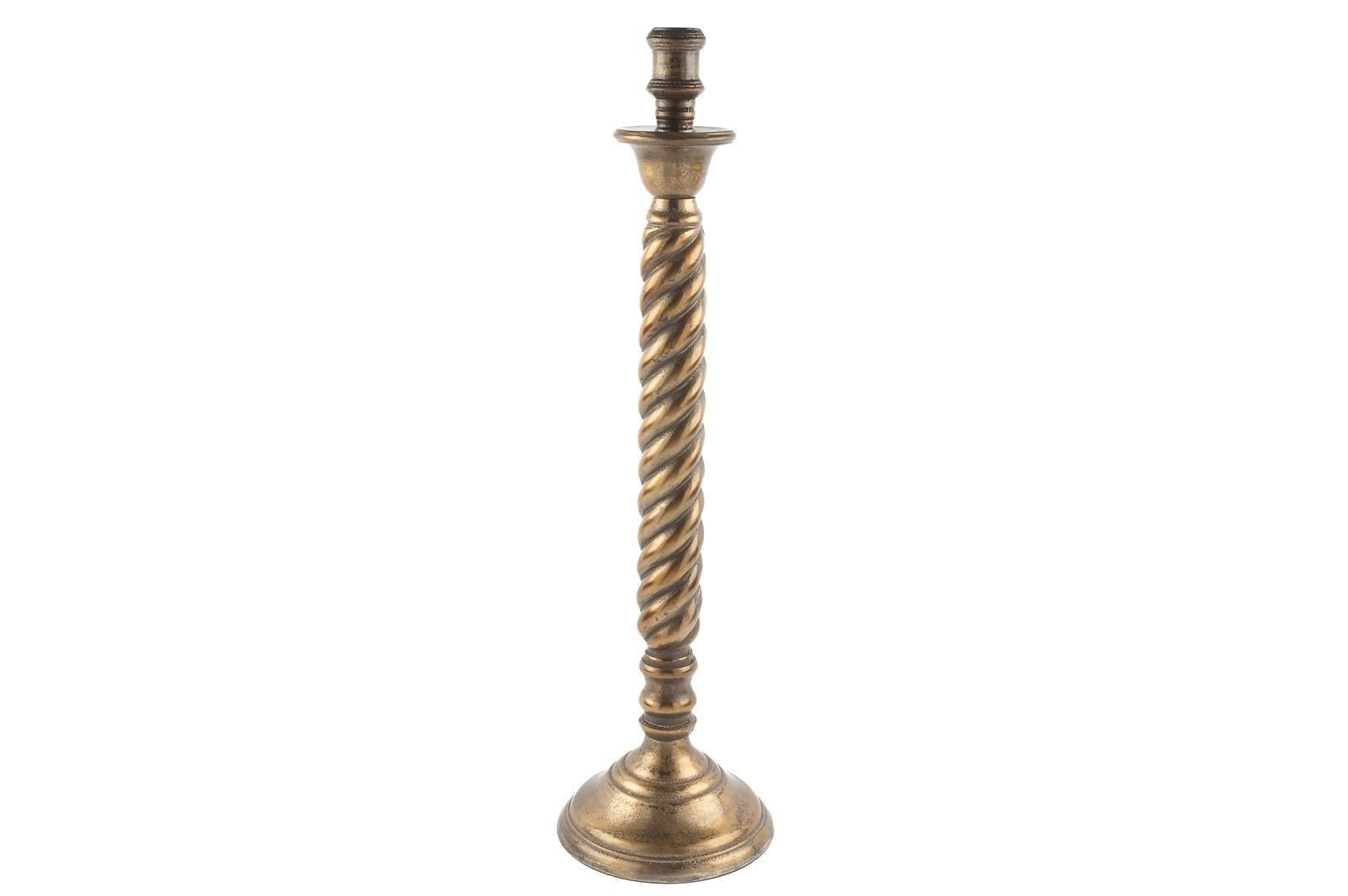 Antik Pirinç Mumluk 19x67cm
