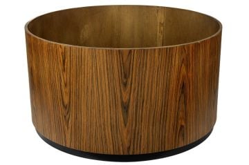 Kahve Ahşap Sandıklı Sehpa 76x43cm