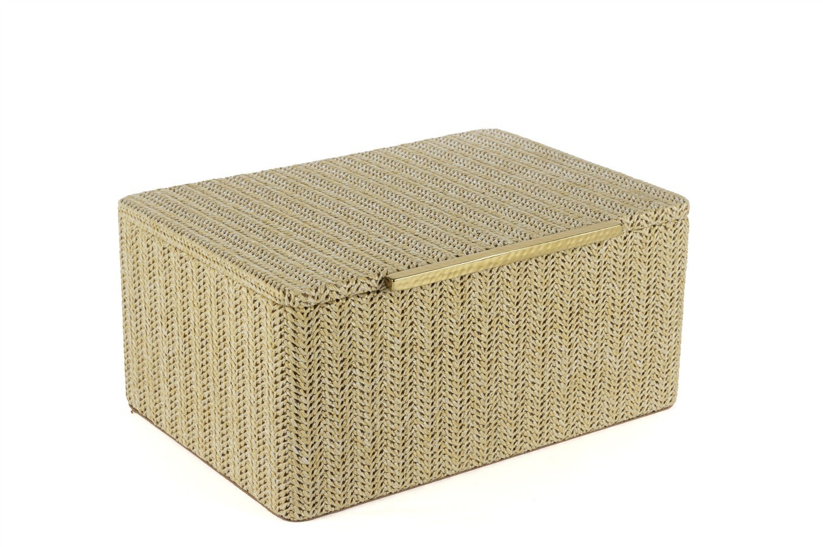 Krem Rafya Gold Kulplu Kutu 30x21x14cm