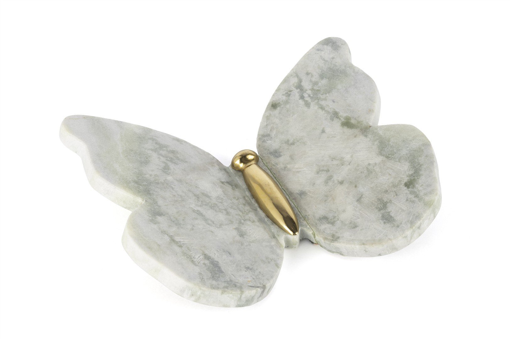 Yeşil Dekoratif Mermer Kelebek 25x21x5cm