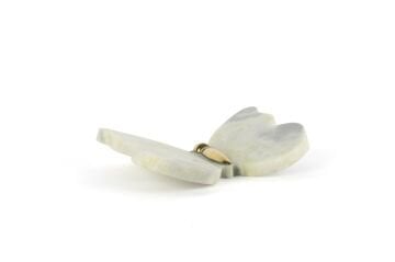 Yeşil Dekoratif Mermer Kelebek 20x15x4cm