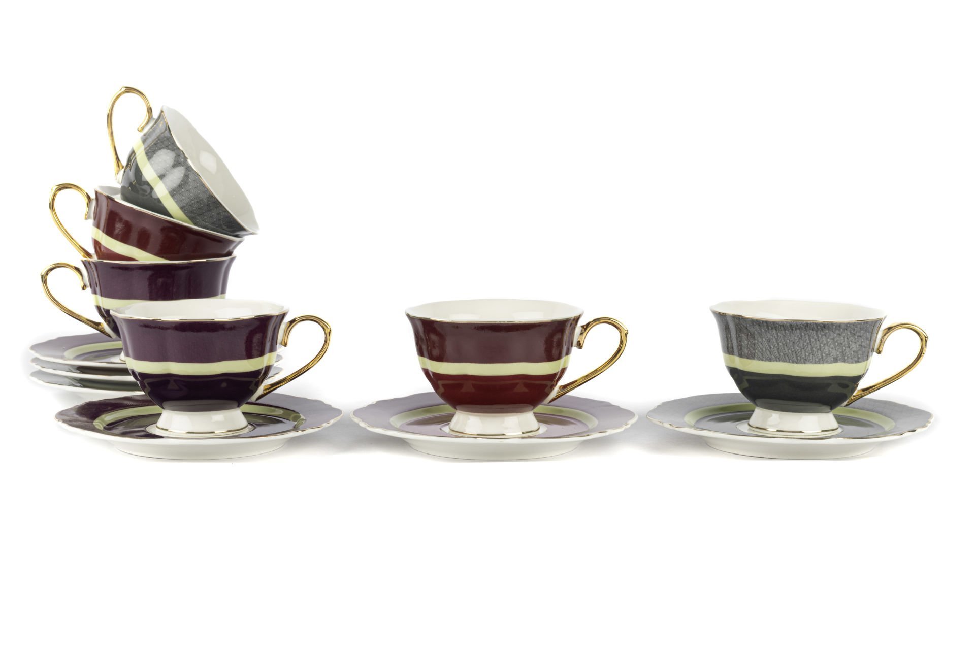 Romantic 6lı Çay Fincanı Seti 180cc