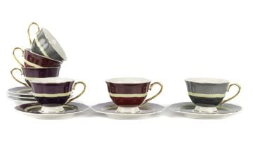Romantic 6lı Çay Fincanı Seti 180cc