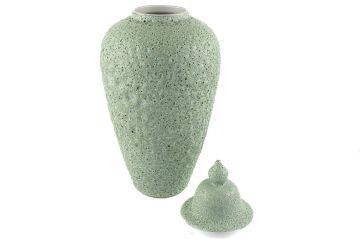 Açık Yeşil Dokulu Porselen Küp 50cm