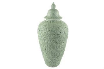 Açık Yeşil Dokulu Porselen Küp 50cm