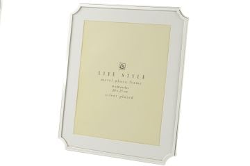 Gümüş Metal Çereve 20x25cm