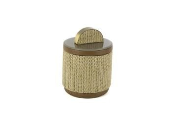 Cappuccıno Rafya Gold Kapaklı Kutu 14x19cm