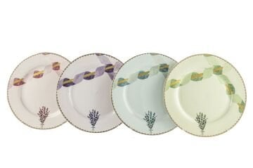 Lavander 4lü Pasta Tabağı 21cm