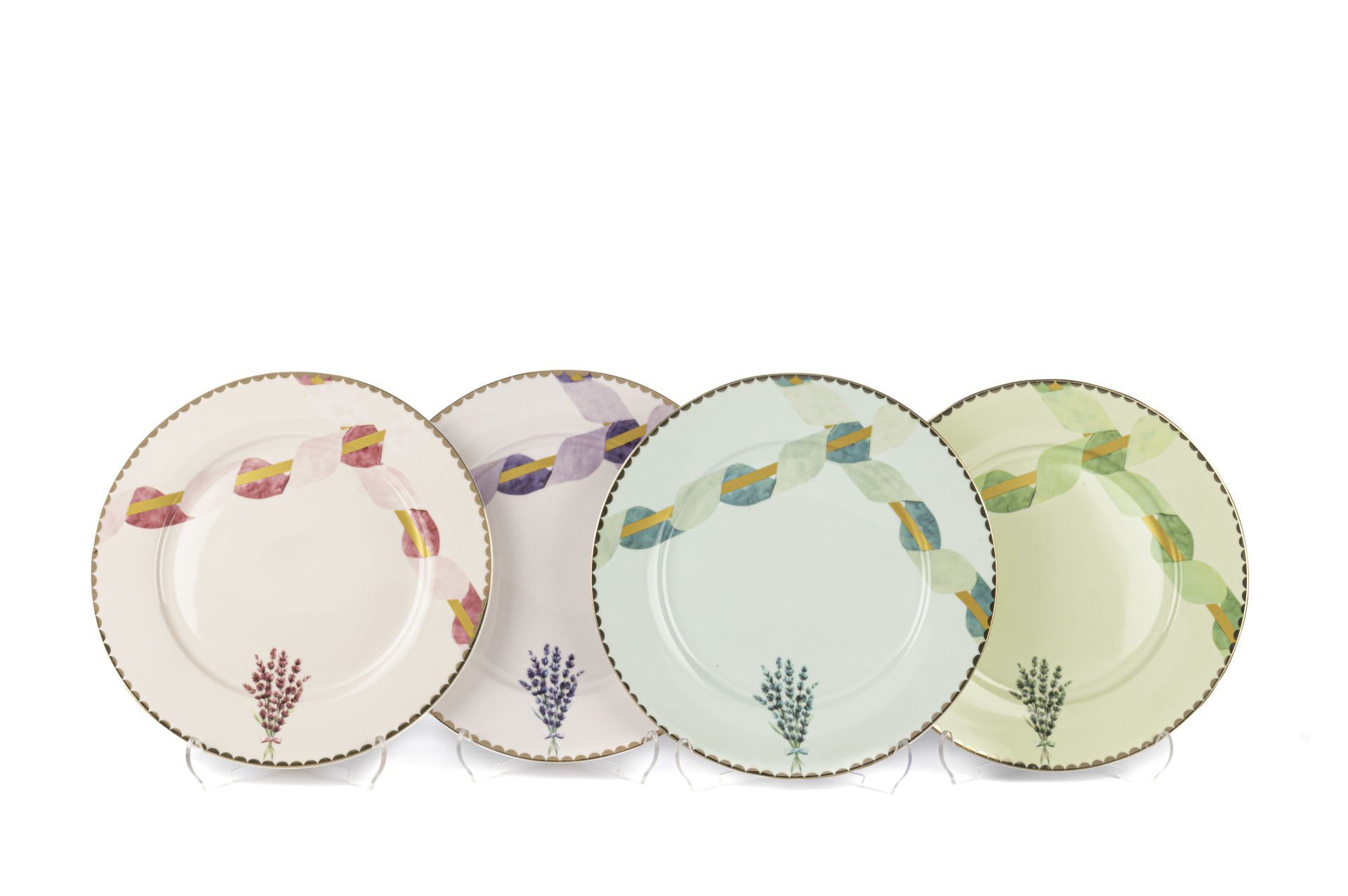 Lavander 4lü Pasta Tabağı 21cm