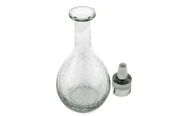 Desenli Cam Karaf 11x28cm