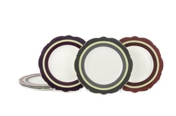 Romantic 6lı Pasta Tabağı 21cm