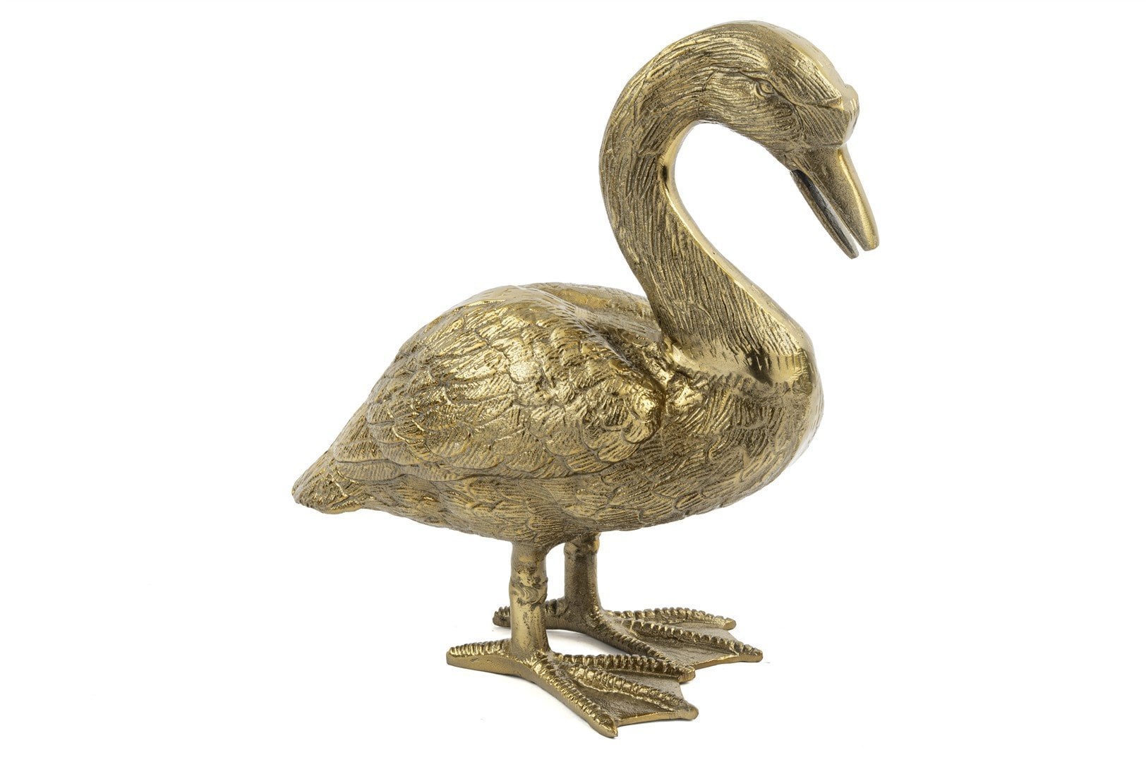 Antik Gold Ördek Obje 33x33cm