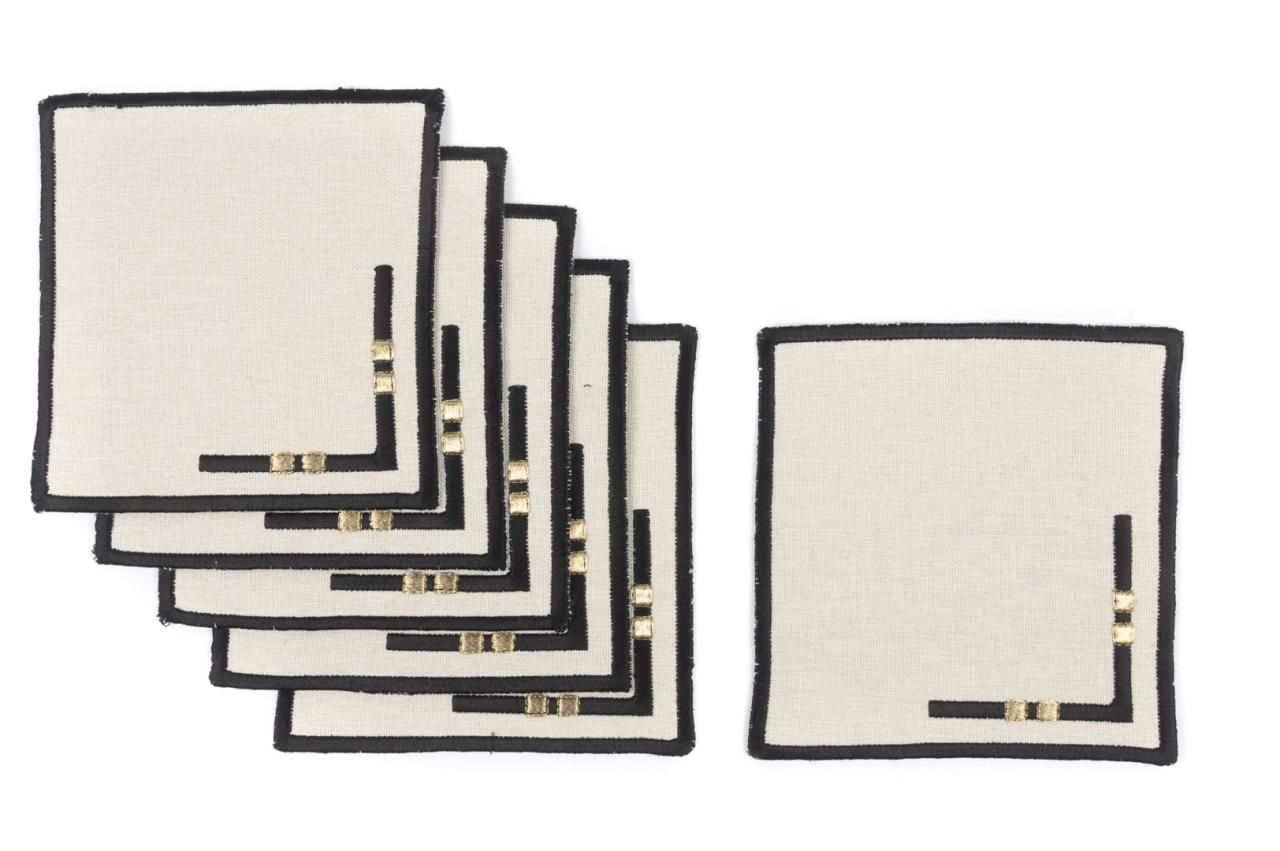 Bambu 6lı bardak altlığı