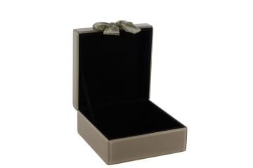 Cappuccıno Yeşil Mermer Fiyonklu Kutu 18x17x8cm