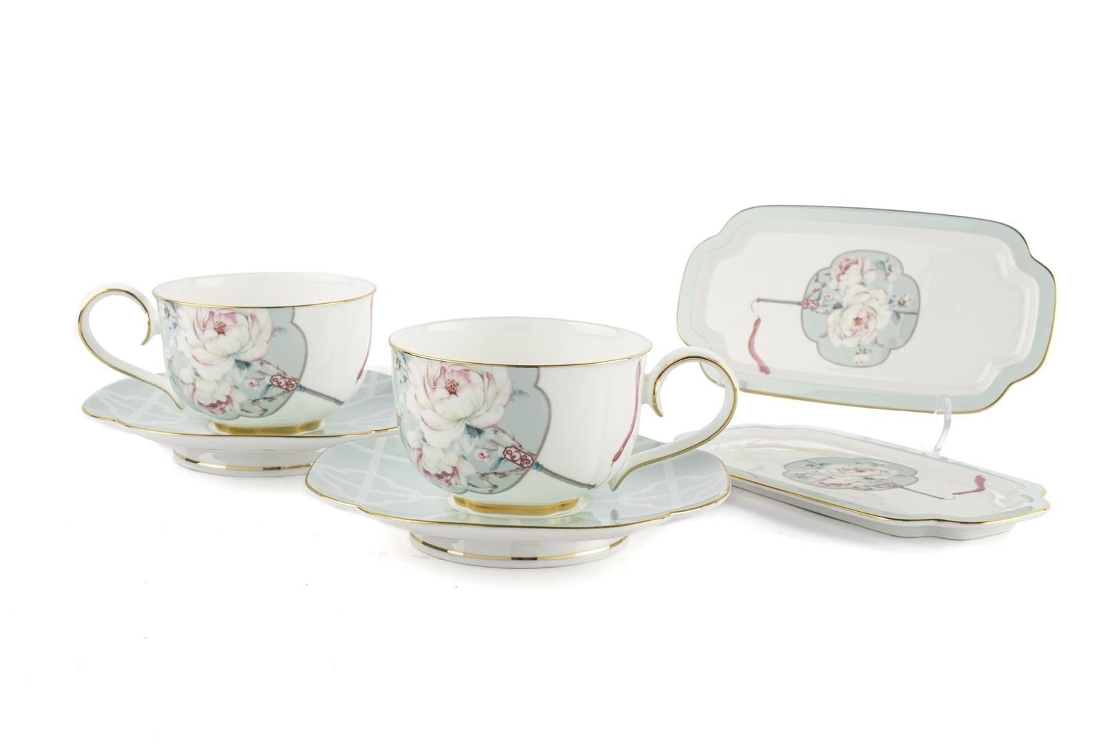 Rosita 6 Parça 2li Çay Fincanı Seti 200cc