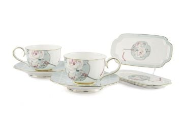 Rosita 6 Parça 2li Çay Fincanı Seti 200cc