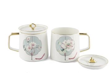 Rosita 2li Kapaklı Kupa Seti 420cc