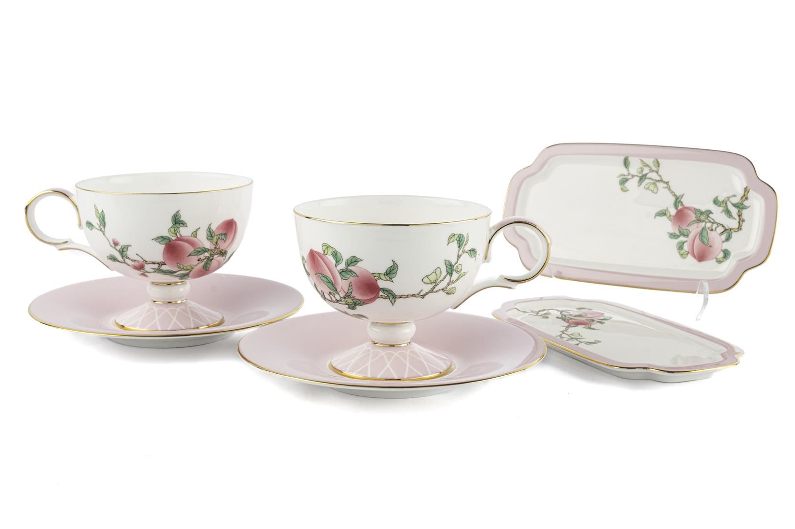 Peachy 6 Parça 2li Çay Fincanı Seti 220cc