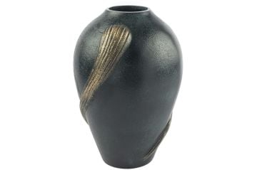 Yeşil Gold Vazo 30cm
